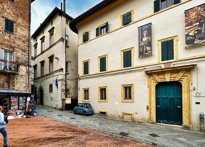 La Piazzetta, Monolocale Signorile Nel Cuore Del Centro Storico 3* Perúgia